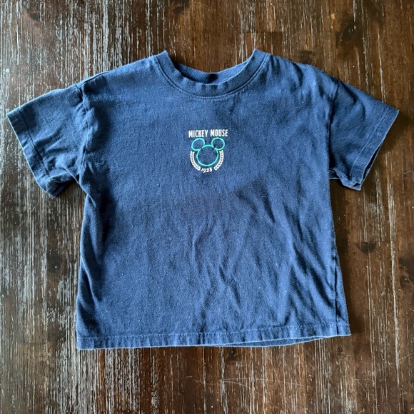 H&M Navy Mickey Mouse Kids Tee - Picture 1 of 4